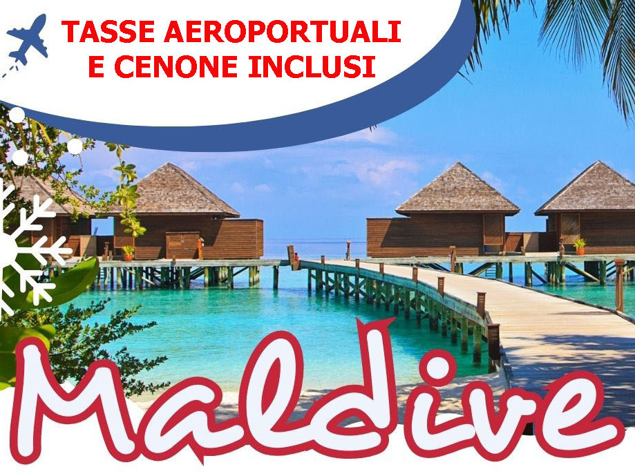 NATALE DAL 21 AL 29 DICEMBRE
NATALE ALLE MALDIVE - 7 NOTTI da 3.180 Euro