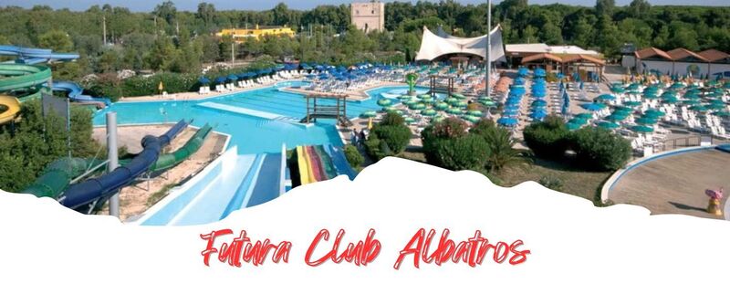 FUTURA CLUB ALBATROS - Puglia - Marina di Lesina (FG) da 473 Euro 
 Sorge alle porte del Gargano, in posizione strategica per escursioni alle Isole Tremiti, alla Foresta Umbra e ai principali e caratteristici luoghi d’interesse
 della zona. Il Resort, caratterizzato da ampi spazi verdi, offre sistemazioni in camere, bungalow e presso 