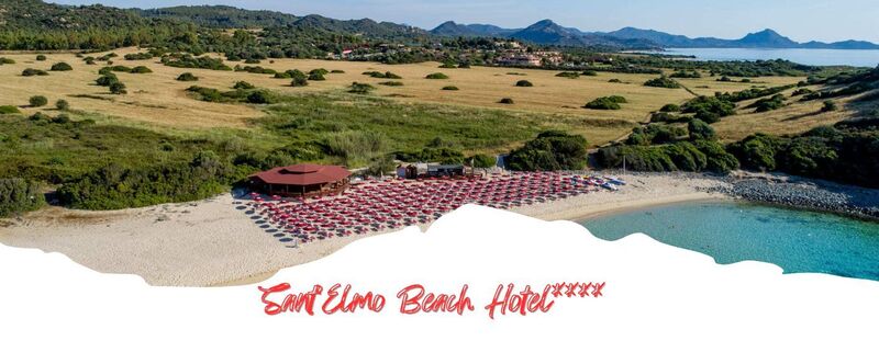 SANT’ELMO BEACH HOTEL **** da 391 Euro 
Il Sant’Elmo Beach Hotel si trova a costa Rei, nella zona sudorientale della Sardegna, a circa 14 km da Villasimius, in un tratto di costa tra i più
belli dell’isola. Il villaggio è situato a poche centinaia di metri dalla lunga spiaggia privata ed attrezzata ma offre la possibilità di godere delle adiacenti calette di sabbia e scogli per riservate e più rilassanti soste balneari.