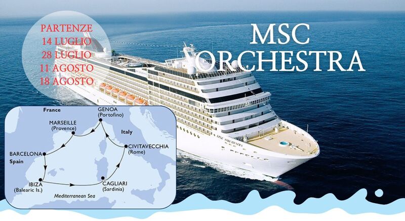 MSC ORCHESTRA ESTATE 25
 - da 540 Euro