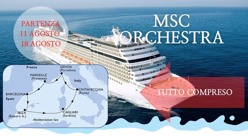 MSC ORCHESTRA ESTATE 25
 - da 1.243 Euro