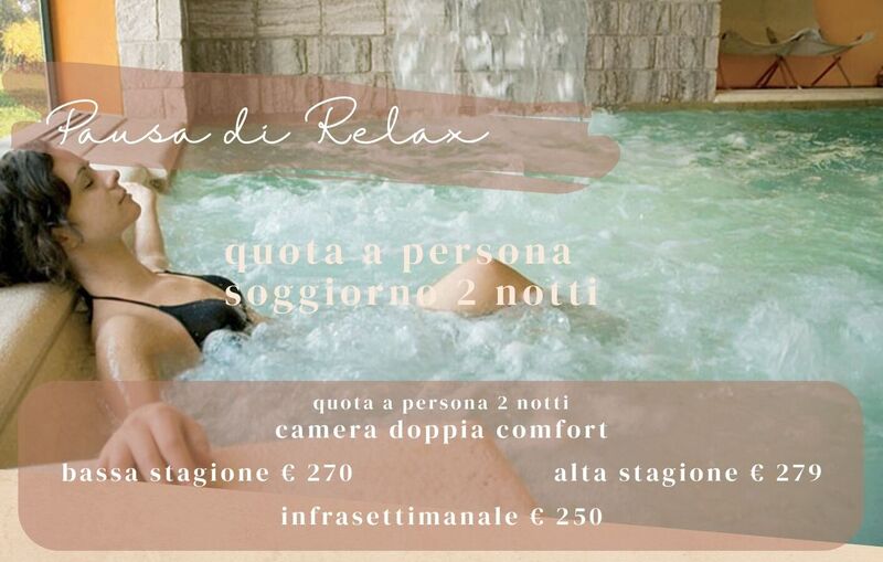 PAUSA DI RELAX 2 NOTTI
 HOTEL DUE MARI & BENESSERE AQVADEI da 250 € 
Soggiorno pensato per chi desidera regalarsi breve o lungo soggiorno di magica armonia, godendo di trattamenti e attenzioni davvero speciali