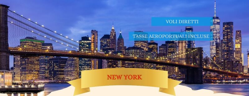 PARTENZA 01 GENNAIO - 4 NOTTI
 EPIFANIA A NEW YORK- da 1.600 Euro