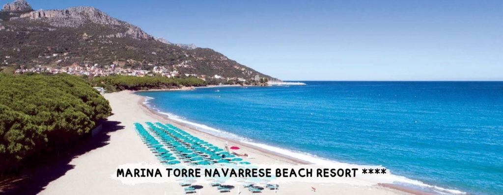 DATE SPECIALI MARINA TORRE NAVARRESE BEACH RESORT ****
 pensione completa – bevande incluse - 3* LETTO 3/13 ANNI N.C. GRATIS(*)-  da 889 Euro 
Il Complesso Turistico, ubicato sulla Costa Centro - Sud Orientale della Sardegna  a 1.000 mt dal grazioso Centro Turistico di Santa Maria Navarrese, Situato in località Tancau  in un’oasi di pace e tranquillità in prossimità di una rigogliosa pineta che lo separa da un mare cristallino e incontaminato, a poca distanza dalle incantevoli spiagge del Parco Marino del Golfo di Orosei.