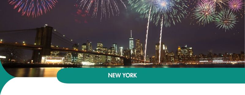 PARTENZA 30 DICEMBRE - 4 NOTTI
CAPODANNO NEW YORK - da 1.759 Euro