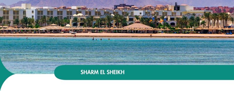PARTENZA 5 DICEMBRE - 7 NOTTI
SHARM EL SHEIKH - QUEEN SHARM da 634 Euro