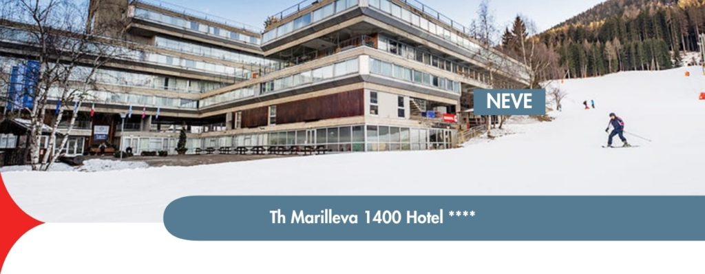 TH 1400 HOTEL **** QUOTE GARANTITE FINO AL 15 NOVEMBRE- da 63 Euro a notte 
L’hotel TH 1400 si trova in una posizione panoramica, con vista sul parco naturale ADAMELLO-BRENTA, a pochi passi da qualsiasi servizio commerciale o di intrattenimento, l’hotel è la meta ideale per famiglie e sportivi