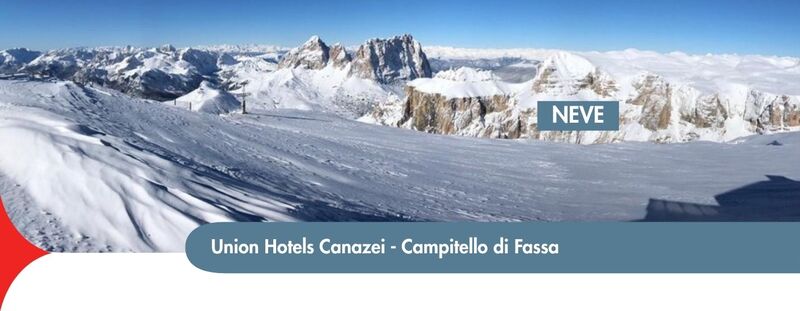 SPECIALE UNION HOTELS VAL DI FASSA da 115 Euro a notte 
Ogni albergo dispone di moderni centri fitness, wellness e relax, in parte con piscina o mini idropiscina, sale polivalenti per i convegni e l'intrattenimento. A disposizione degli ospiti anche il centro estetico e il centro sportivo, un attrezzato centro beauty e fitness con macchinari tecnogym.